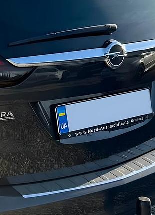 Накладка на задний бампер carmos нержавейка для opel zafira c tourer 2011-2019 гг
