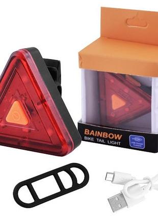 Ліхтар задній габаритний xfl-108-6smd, зу micro usb, вбудований акумулятор
