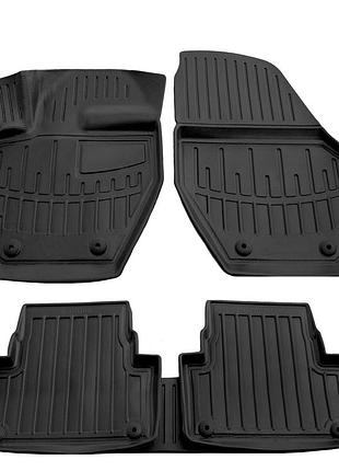 Резиновые коврики stingray 3d (5 шт) для volvo xc60 2009-2017 гг