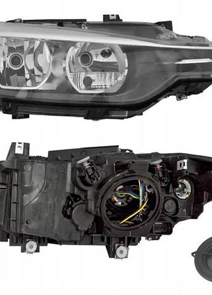 Фара передняя bmw 3-series f30/31 2012-2015, правая, электрическая регулировка, с корректором, без ламп (h7/h7/py21w/pw24w/h6w),