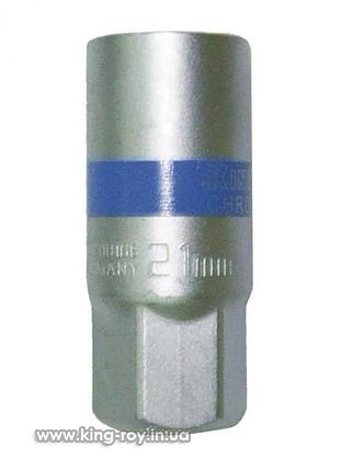 Головка 1/2" 21мм (6гран) "king roy" (30165-21) свічка (10шт/уп)