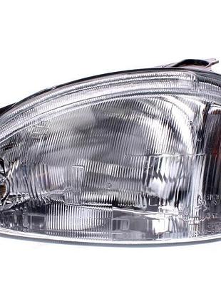 Фара передняя opel combo/corsa b 1994-2000, левая h4, механическая регулировка, depo, 442-1102l-ld-e
