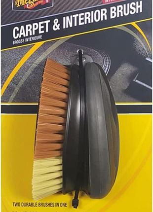 Щетка для химчистки салона meguiars carpet & interior brush meguiars x1000eu