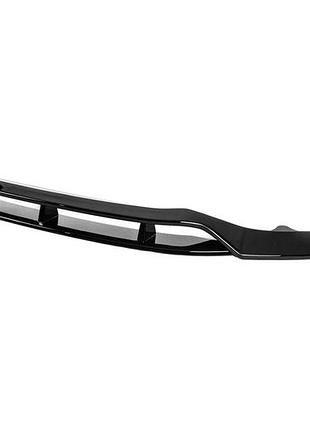 Накладка на передній бампер lip black warrior (для m-sport) для bmw x5 f15 2013-2018 рр