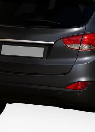 Хромированная накладка над номером (узкая) для hyundai ix-35 2010-2015 гг