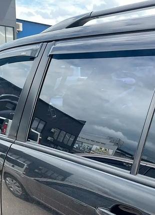 Ветровики на окна (4 шт, hic) для toyota land cruiser prado 120 2002-2009 гг