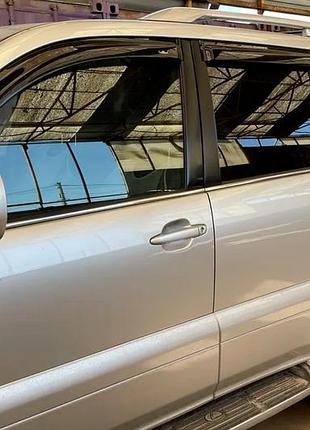 Ветровики на окна (4 шт, hic) для lexus gx470 2002-2009 гг