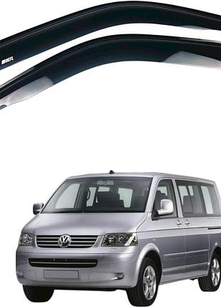 Дефлекторы окон (ветровики) volkswagen t-5 2003-2009 (defl)