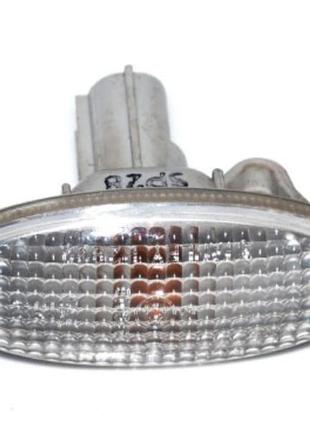 Указатель поворота mazda 2 2007-2011/3 2004-2012/6 2002-2008, на крыле, левый=правый, белый + лампа 12v5w, avtm, 183476 kb0-p