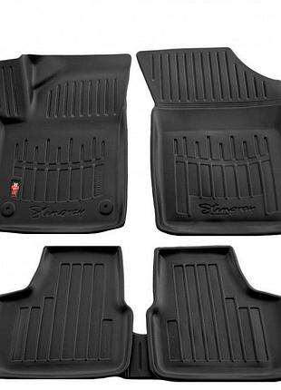 3d коврики для volkswagen up (2011-...) с бортиками 30 мм (stingray)
