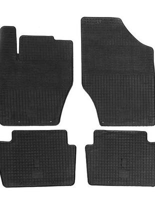 Резиновые коврики v1 (4 шт, stingray old) для citroen c-4 2010-2018 гг