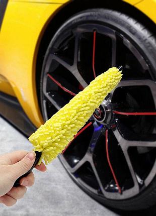 Щетка для колес yellow sponge, маленькая, 28см avtm 5660035
