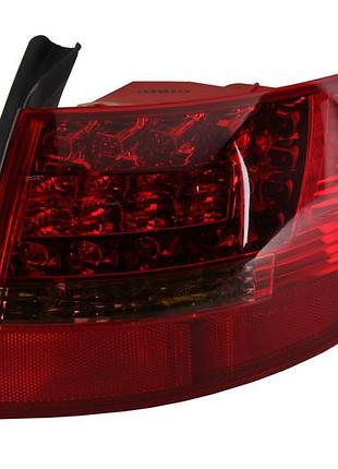 Фонарь задний audi a6 c6 2004-2008 правый, без ламп, без патрона (py21w/p21w/led) depo 446-1905r-ue