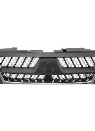 Решетка радиатора mitsubishi pajero 3 2003-2006, хромированная/серая, avtm, 183735990