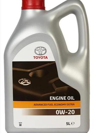 Моторное масло toyota/lexus afe extra 0w-20 sn+/gf-5, 5л toyota/lexus 0888083886