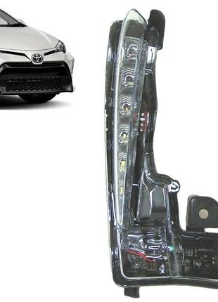 Противотуманная фара toyota corolla e17 2016-2019, usa, led, se/xse, передняя правая, depo, 312-1660r-as
