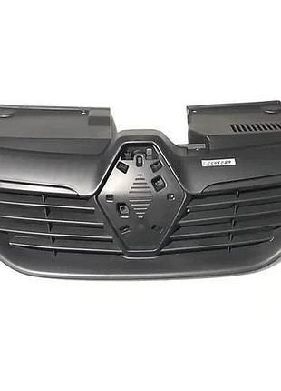 Решетка радиатора renault logan 2013-2017, черная, avtm, 185631990