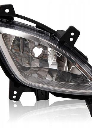 Противотуманная фара hyundai i10 2010-2014, передняя правая, без ламп, depo, 221-2034r-ue