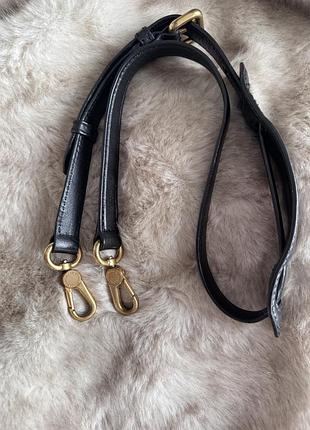 Шкіряний оригінальний ремінець marc jacobs для сумочки