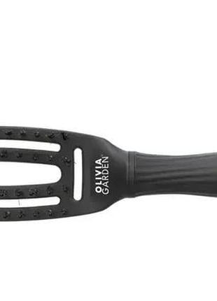 Щетка fingerbrush combo small full black olivia garden, черный