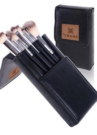 Набор кистей для макияжа shany black ombré pro 10 pc