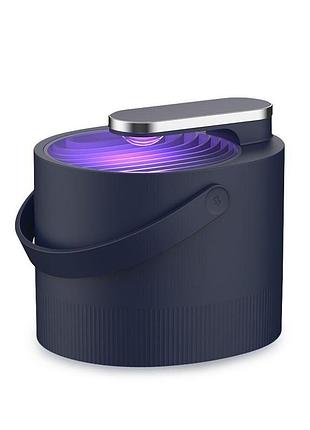 Ловушка для комаров, уничтожитель насекомых led electric mosquito killer lamp синяя