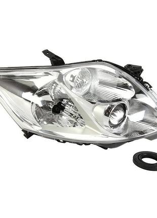 Фара передняя toyota auris 2007-2009, правая h11/hb3, электрическая регулировка, depo, 212-11m5r-ld-em