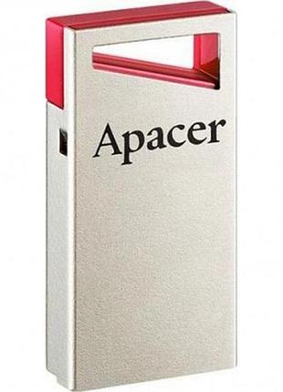 Флешка apacer usb накопитель 2.0 ah112 32gb, цвет красный ap32gah112r-1