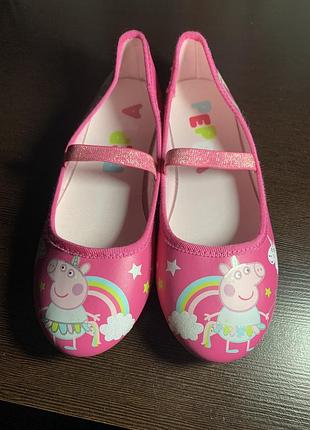 Туфлі балетки32р 19,5-20см peppa clarks