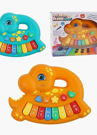 Піаніно музичне 62306 (60/2) "wtoys", озвучування українською мовою, музичні ноти, цифри, мелодії, пісні, підсвічування, в коробці