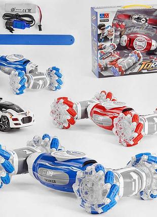 Машина на радіокеруванні ud 2195 a (12) "torsion gesture control", масштаб 1:14, роликові колеса, акум.3,7 v, звук, світло, 2