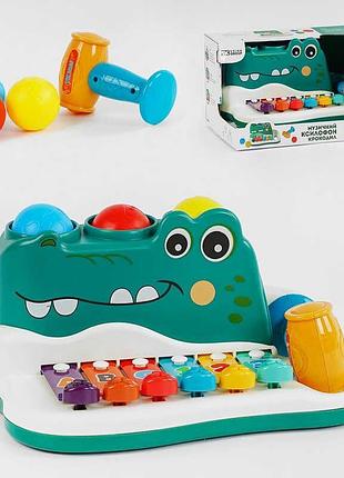 Музичний ксилофон 25505 (36/2) "tk group", стукалка, в коробці