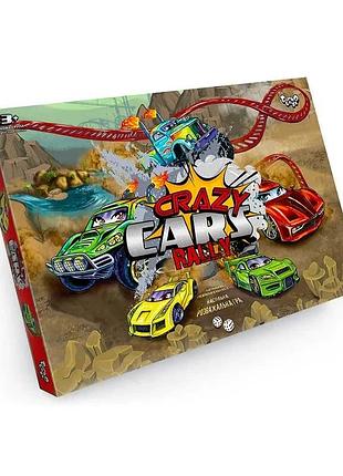 Гр настільна гра "crazy cars rally" dtg93r (20) "danko toys", у коробці