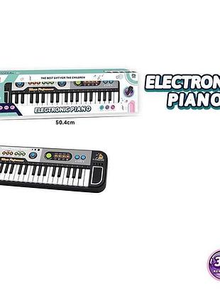 Синтезатор ab 3712 fm (48) піаніно, звуки, радіо, регулювання гучності, мікрофон, в коробці