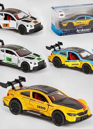 Машинка mg - 60408 (120/2) "авто експерт", 2 види, по 2 кольори, 1:36, світло, звук, інерція, в коробці видається мікс видів