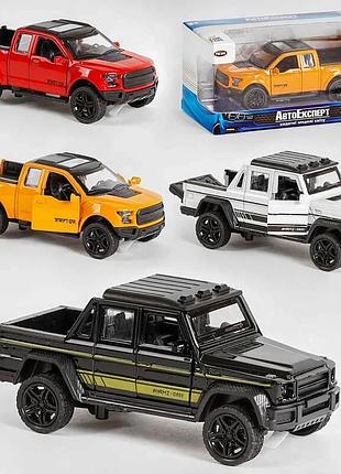 Машинка mg - 20364 (120/2) "авто експерт", 4 види, 1:36, світло, звук, інерція, в коробці видається мікс видів
