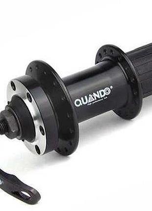 Втулка задня quando kt-td4r (50) 36h під диск qr 145mm, 8/9 шв. під ексцентрик алюмінієва, чорна