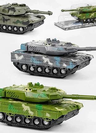 Танк 383-23 d/24d/24d1 (48/2) "tank model", 2 кольори, світло, інерція, тріскачка, рухоме дуло, у слюді