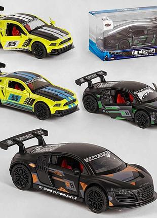Машинка mg - 70519 (120/2) "авто експерт", 2 види, по 2 кольори, 1:36, світло, звук, інерція, в коробці видається мікс видів