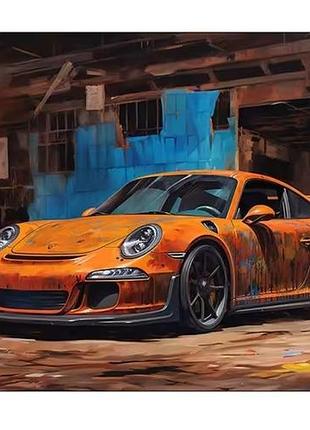 Плакат,баннер,постер porsche плакат 180-120 см