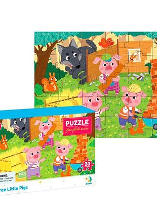 Пазл "троє поросят" 300695 (96) "dodo", 30 елементів, в коробці