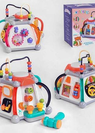 Музичний мультибокс 12892 (12/2) "wtoys", озвучування українською мовою, світло, звук, в коробці