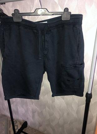Шорти stone island темно-сині