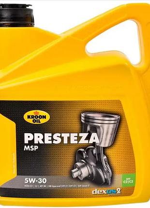 Моторное масло kroon oil presteza msp 5w-30 4л kroon oil 35137