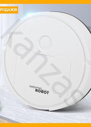 Rest робот пилосос міні бездротовий компактний пилосос для прибирання 400mah 3,7v білий