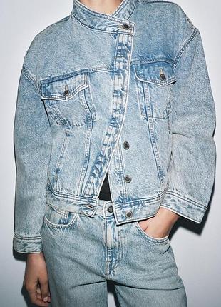 Джинсовка zara s, m 9632/243/428