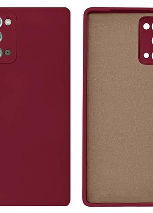Чохол silicone case camera protective для samsung note 20 (23) марсала marsala