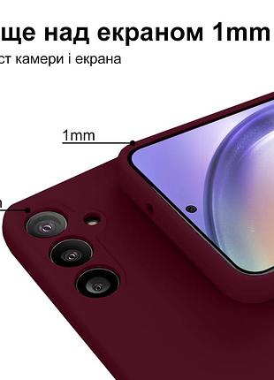 Чехол silicone case camera protective для samsung note 20 (23) марсала marsala 6