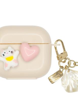 Чохол для airpods pro 2 милий аксесуар kitty hug для захисту та стилю на кожен день
