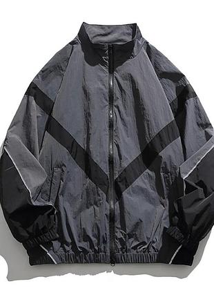 Striped windbreaker jacket вітровка унісекс